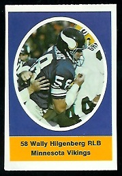 1972 Sunoco Stamps      355     Wally Hilgenberg